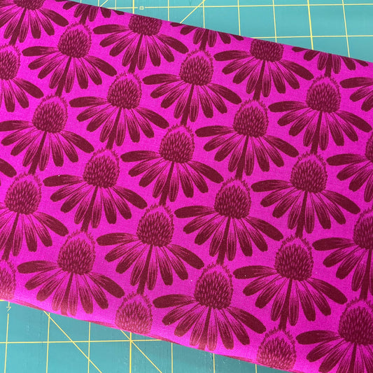 Echinacea (Coneflower) Magenta - Fat Qtr