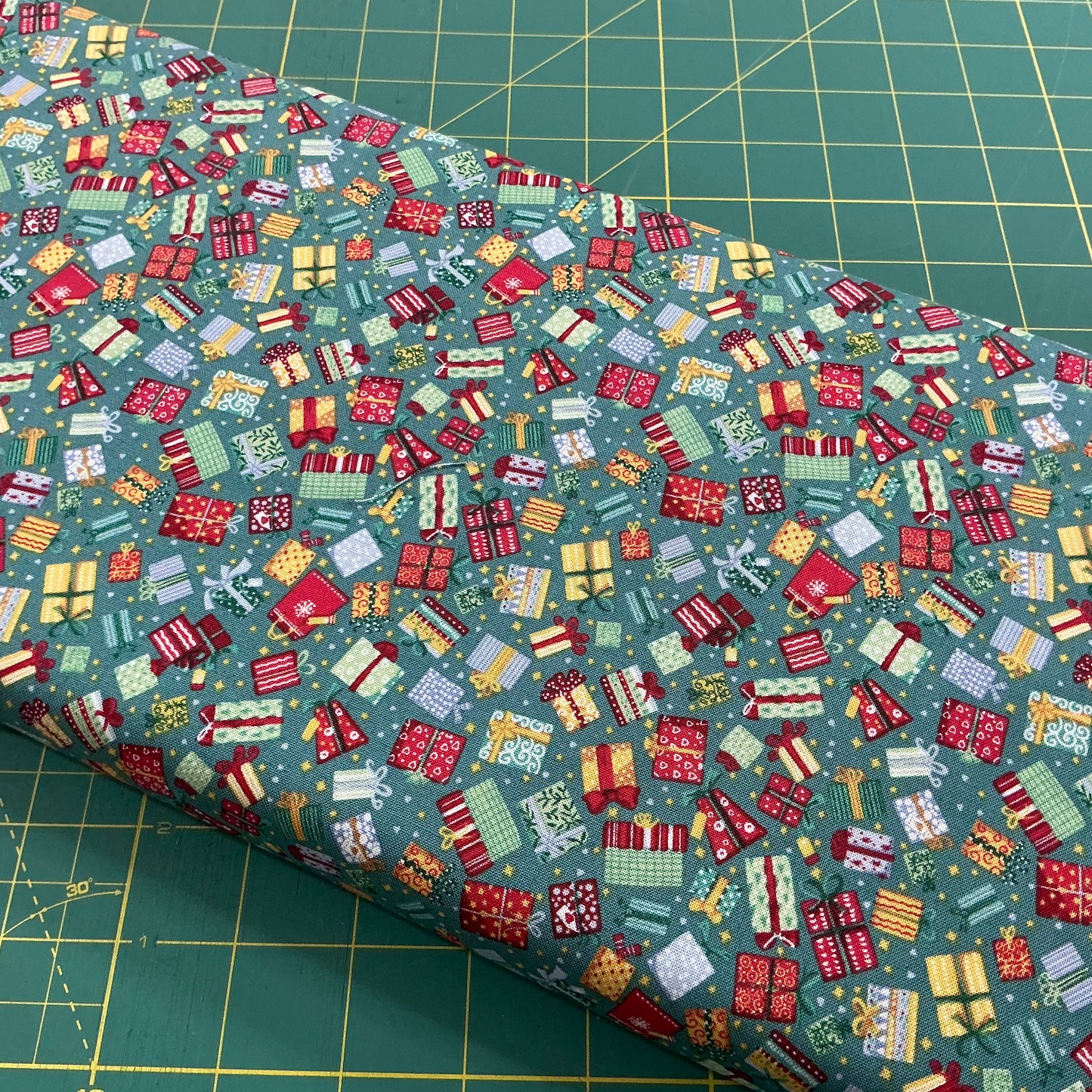 Christmas Presents - Teal Green - Country Christmas