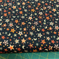 Colourful Autumn Stars & Moons - Black - A Haunting We Will Go