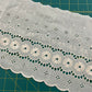 Broderie Anglais - Cream - Approx. 7.5” Deep.