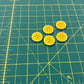 Lemon Buttons - Approx 16mm