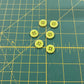 Lime Buttons - Approx 13mm