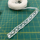 Embroidered Net Lace - White - Approx 17mm Wide