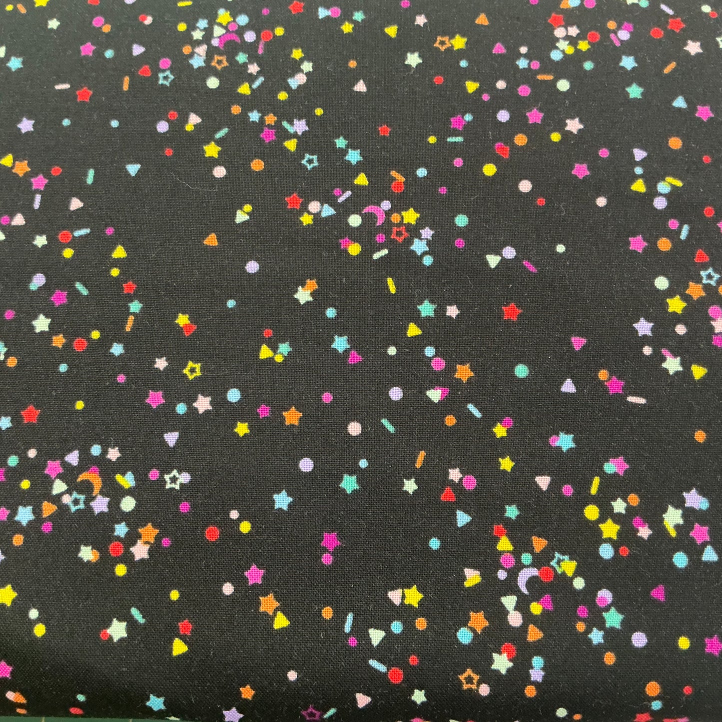 Multicoloured Sprinkles on Black, Dusk