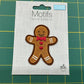 Motif Gingerbread Man - Sew on or Iron on