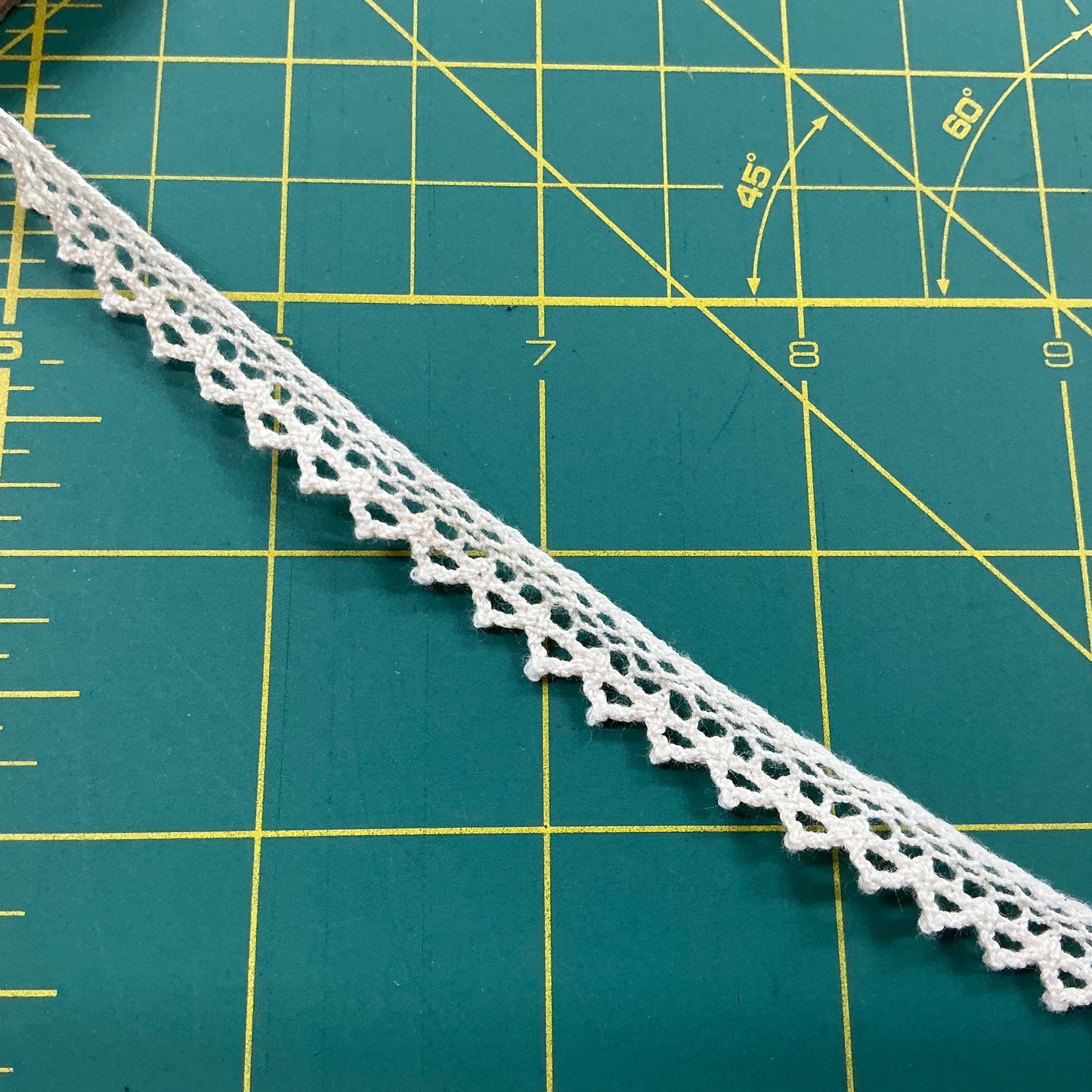 Narrow Edging Lace - Cream - Cotton