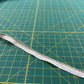 Narrow Ribbon with Gold Piping Edge - Off White