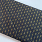 Sashiko Design - Metallic Gold on Dark Blue - End of Bolt 75cm