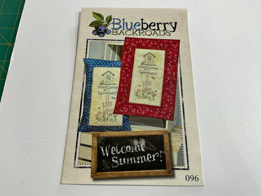 Welcome Summer Stitchery Pattern