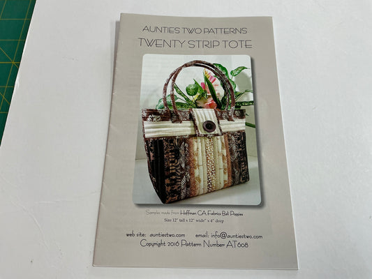 Twenty Strip Tote Bag - Pattern