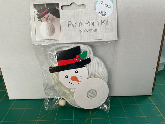Snowman Pom Pom Kit