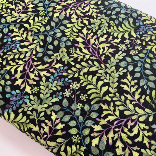 Colourful Foliage on Black - Nightshade