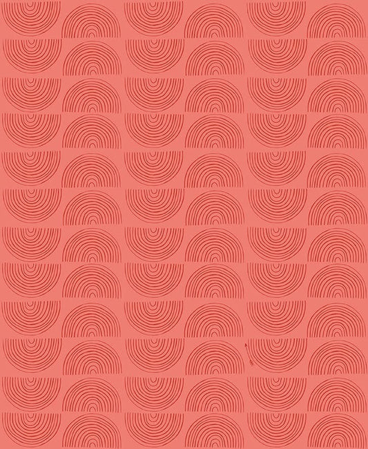 Coral Coordinate Fabric -  Autumn Smiles