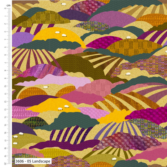 Landscape - Flax & Fibres - Sew Pretty Sew Mindful
