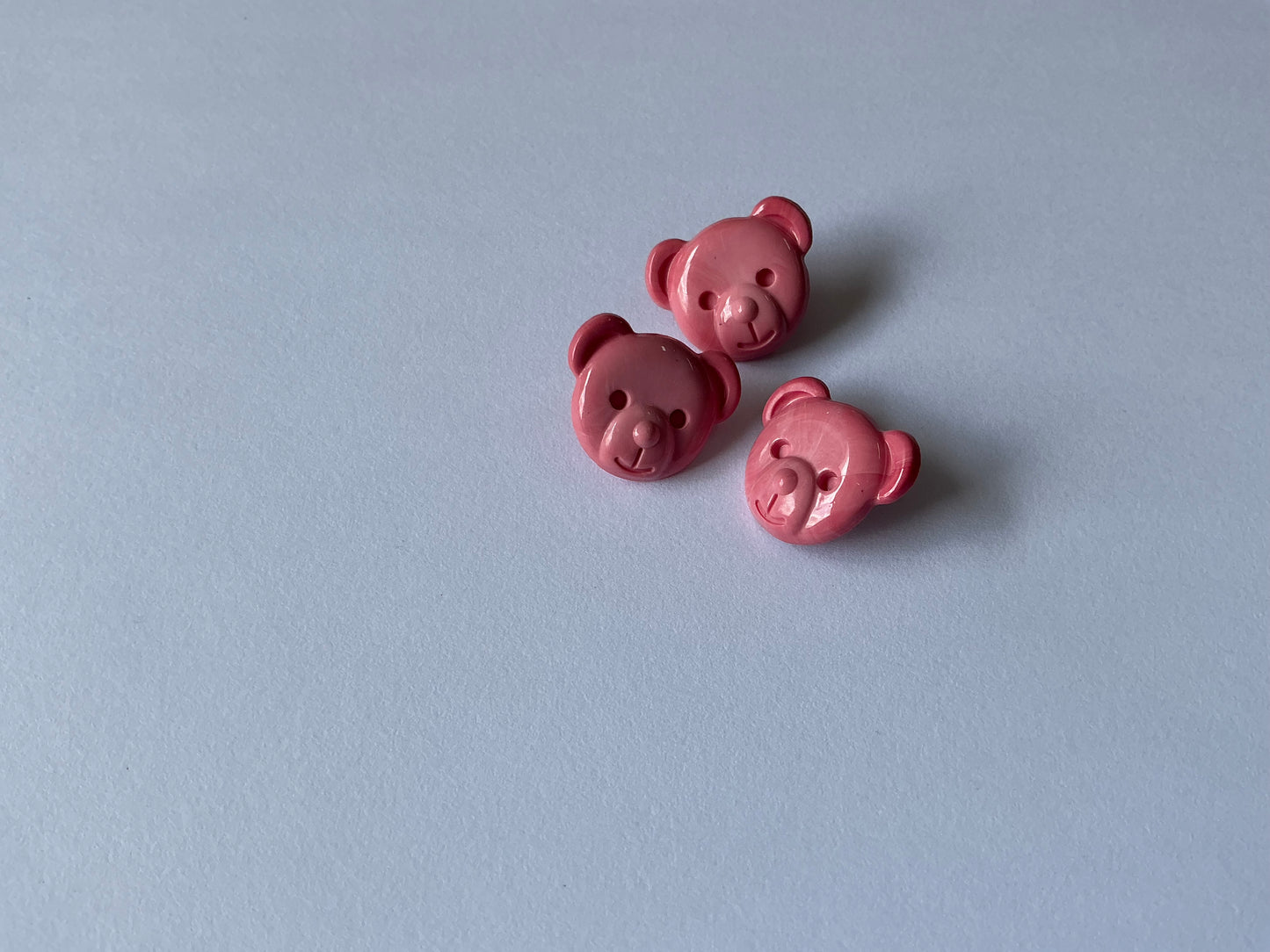 Teddy Bear Faces - Pink - Soft
