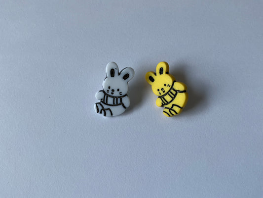 Rabbit Button - Different Colours available
