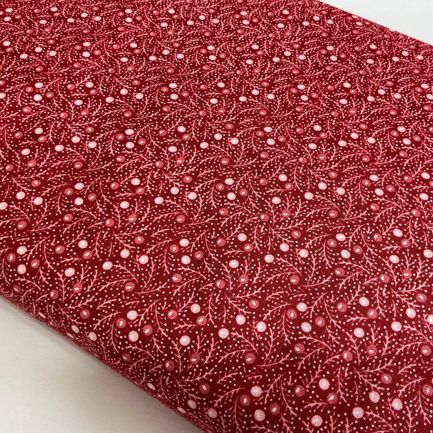 Foliage on Red - Frost & Flurry
