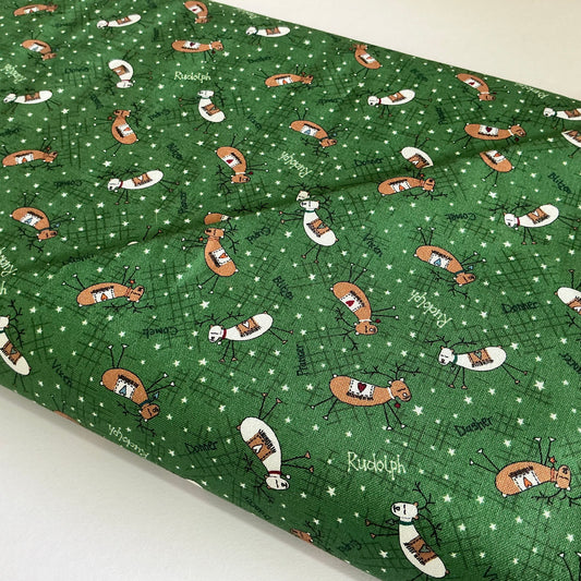 Reindeer on Green