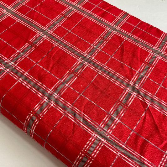 Red &  Green Tartan -  Frosty Paws