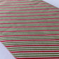 Red, Green & White Diagonal Stripes - Sugarberry