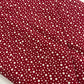 Irregular White Spots on Red - Red Velvet