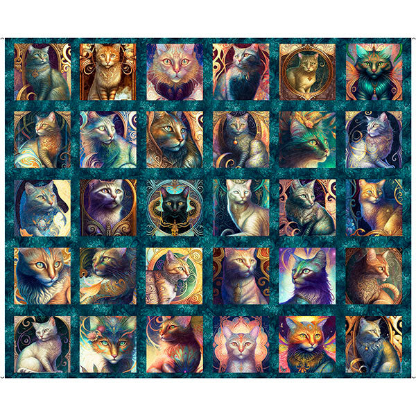 Small Cat Picture Patches - Feline Fantasia