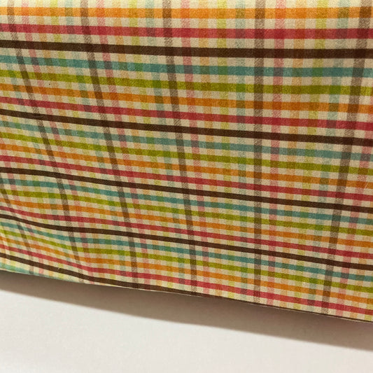 Colourful Check - Multicoloured - Chickens in the Meadow