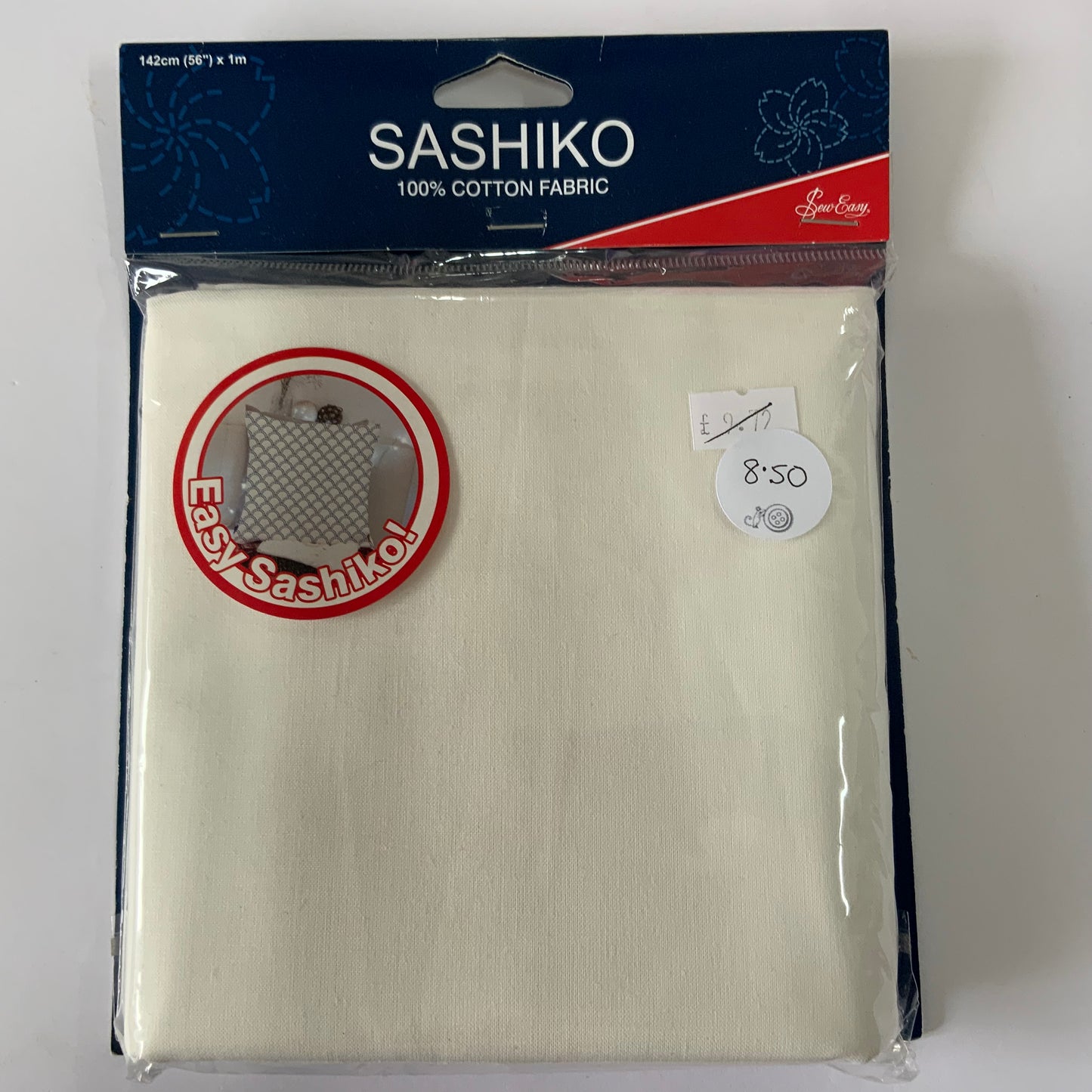 Sashiko Cotton Fabric (50X100cm)