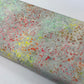 Crossroads - Lemon, Pink & Green Design Batik - Half Metre