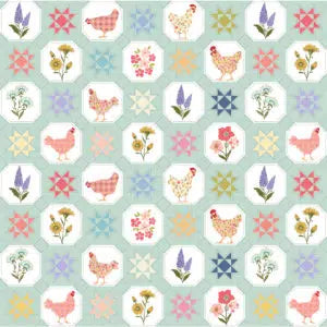 Quilted Countryside - Mint