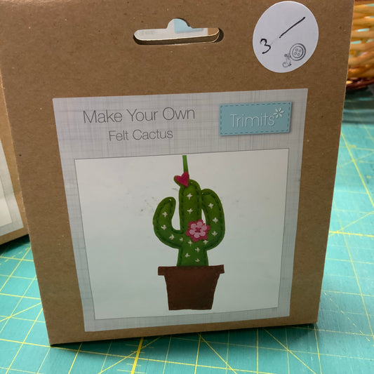 Make A Felt Cactus Decoration