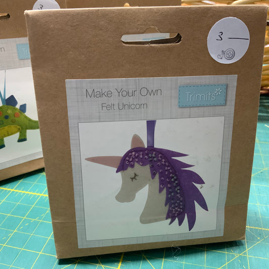 Make A Felt Unicorn Decoration