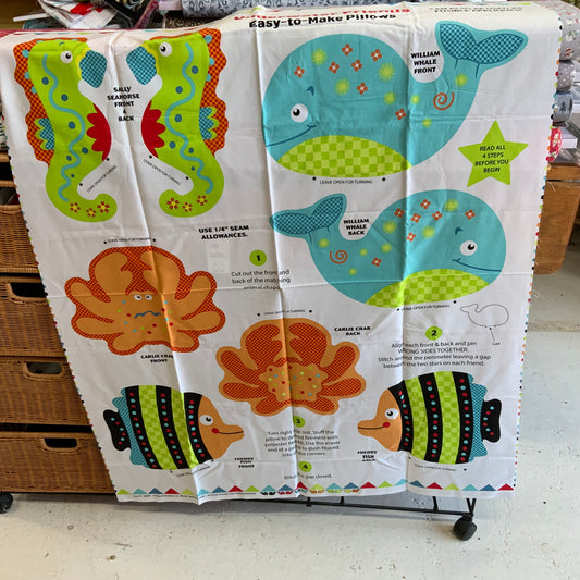 Underwater Friends Cushions - Panel