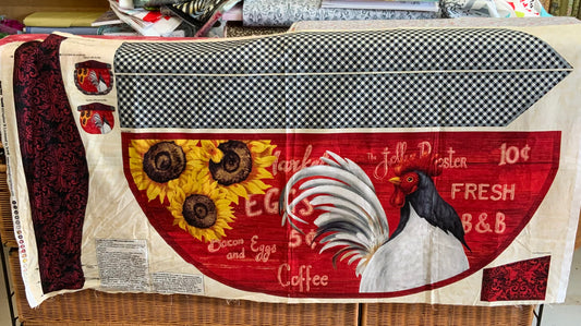 Kitchen Apron Chickens - Panel
