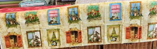Cats in the Windows (Small Pictures) - Panel