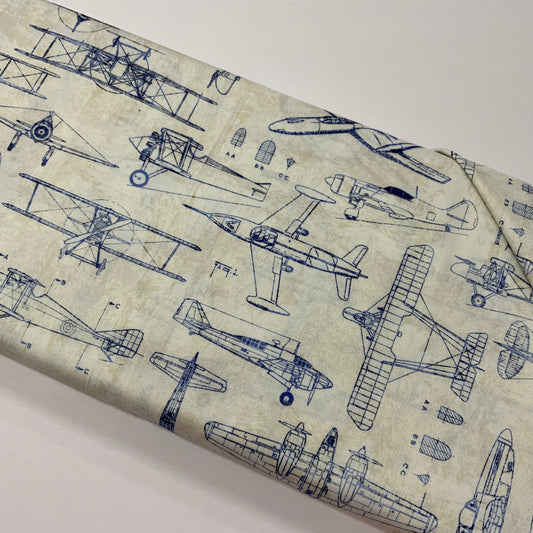 Blue Prints of Vintage Planes