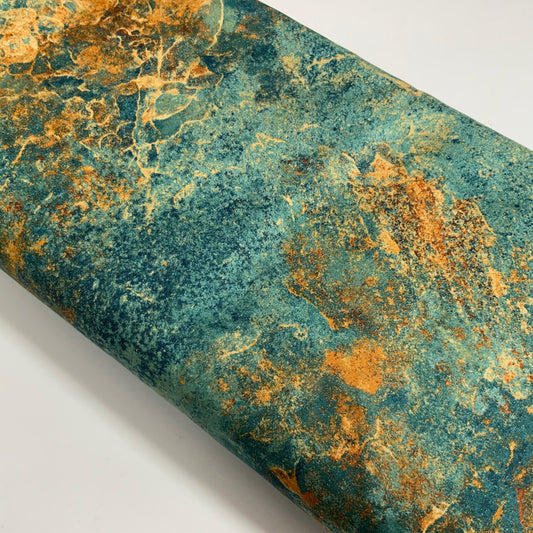 Stonehenge Gradations II Oxidised Copper - Rusting Teal (26756-68)