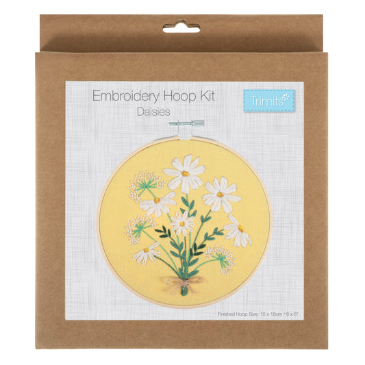 Daisies - Embroidery Hoop Kit