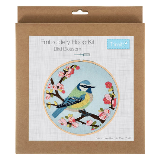 Bird Blossom - Embroidery Hoop Kit