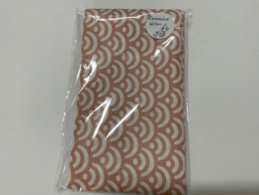 Peach & White Fans