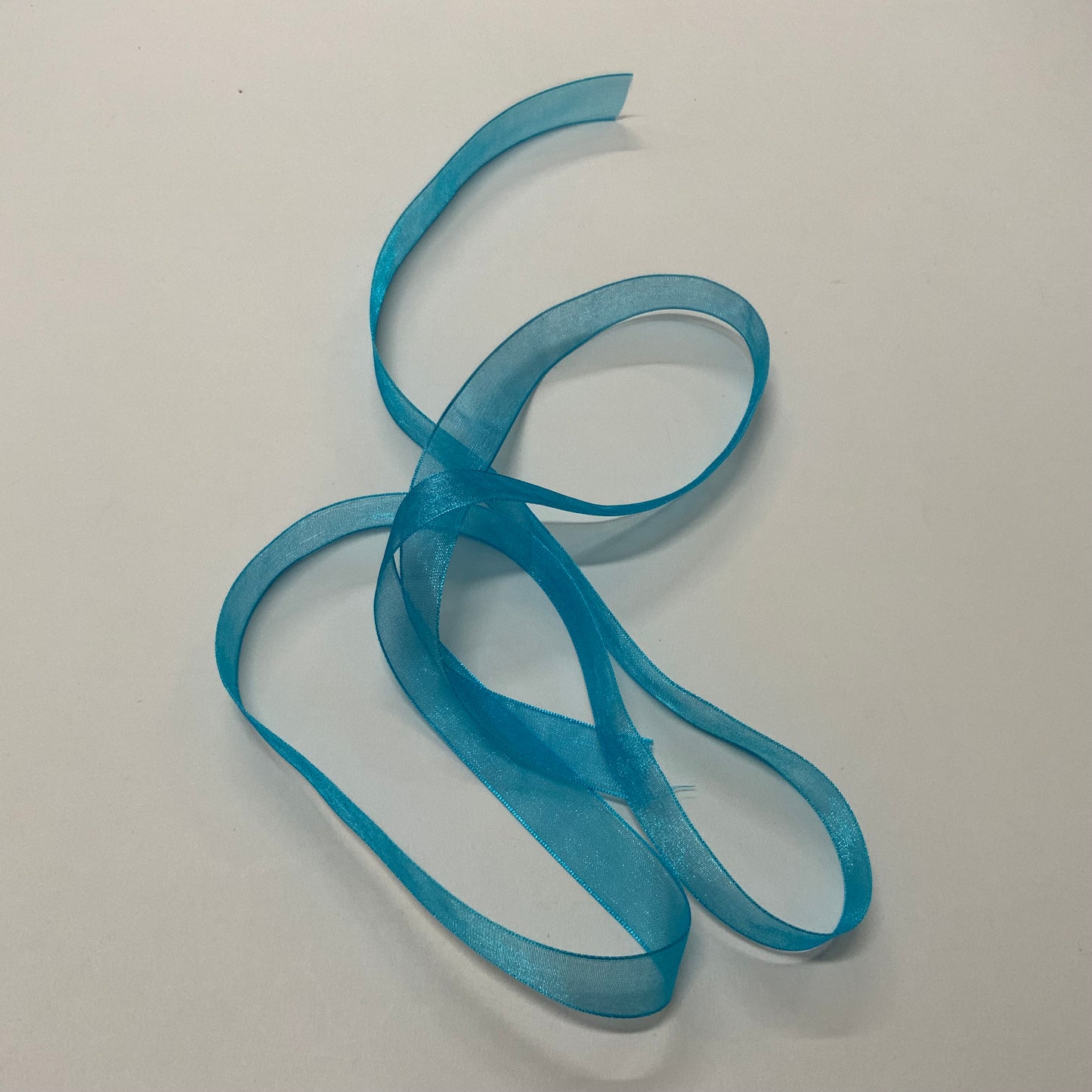 Organza Ribbon - Turquoise - 15mm