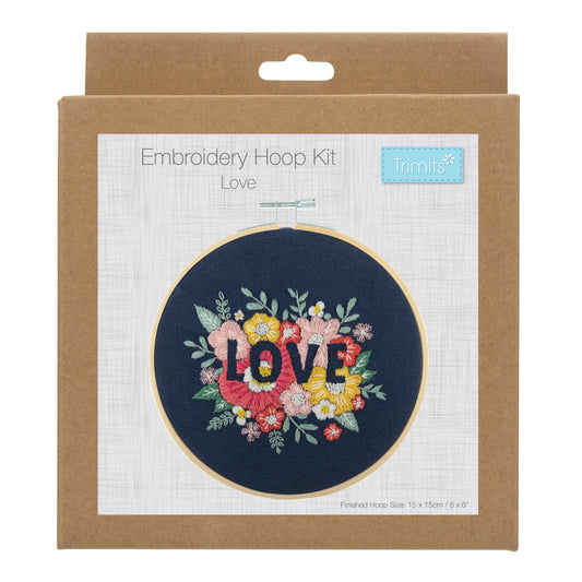 Love Embroidery Hoop Kit