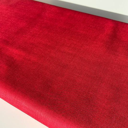 Linen Texture Red - Fat Quarter