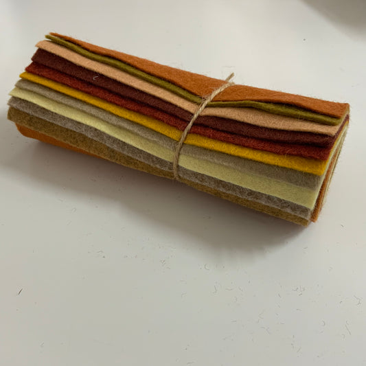 6” Felt Rolls     Colour Variety FR6