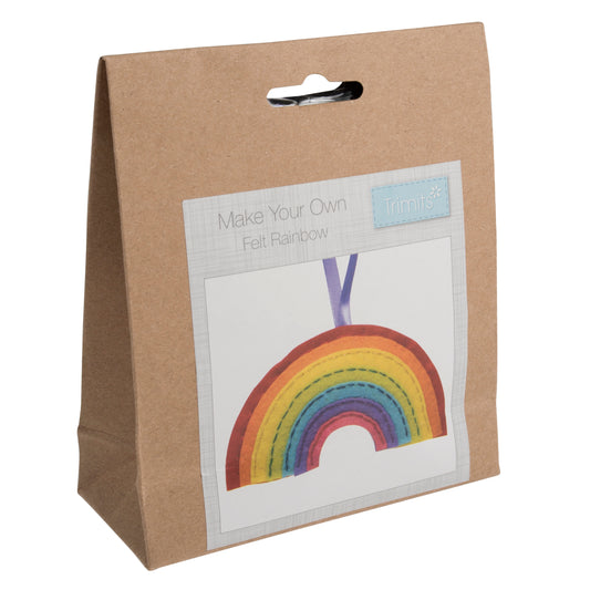 Make A Felt Rainbow Decoration