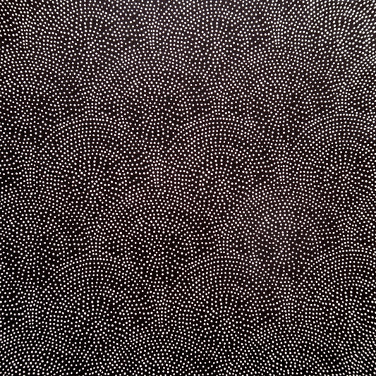 Monochrome Dotty Scallop Black - Fat Quarter