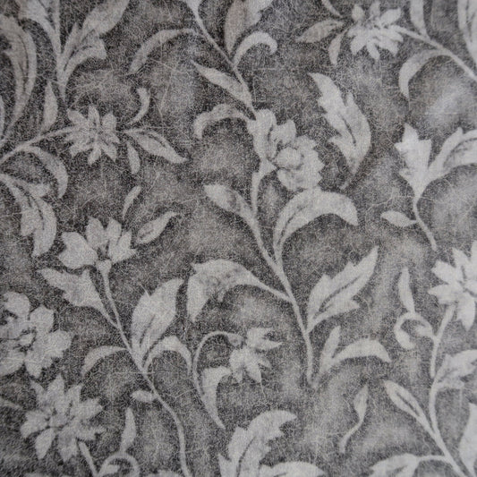 Vintage Tapestry Silver Grey Floral