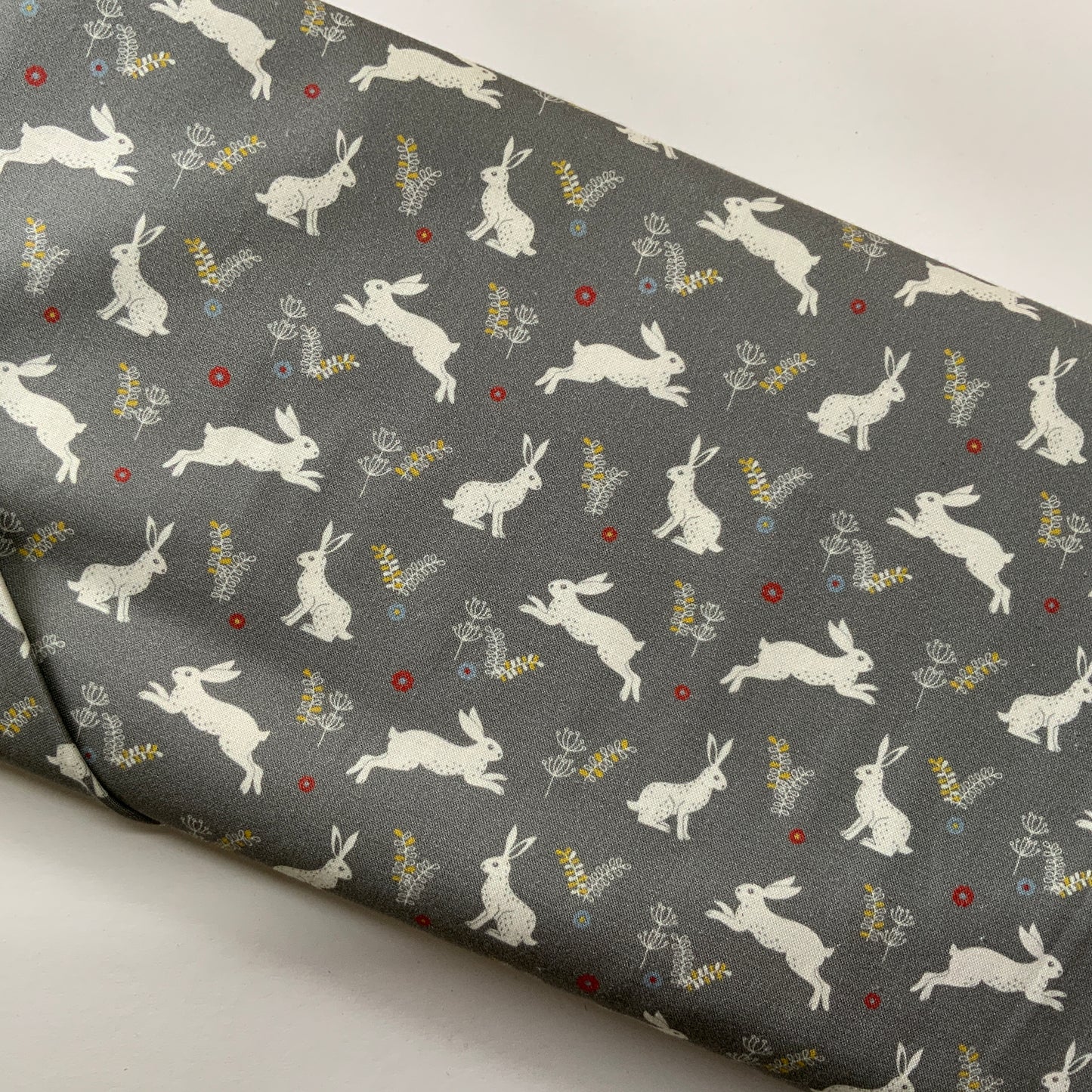 Rabbits/Hares on Grey - Wildwood
