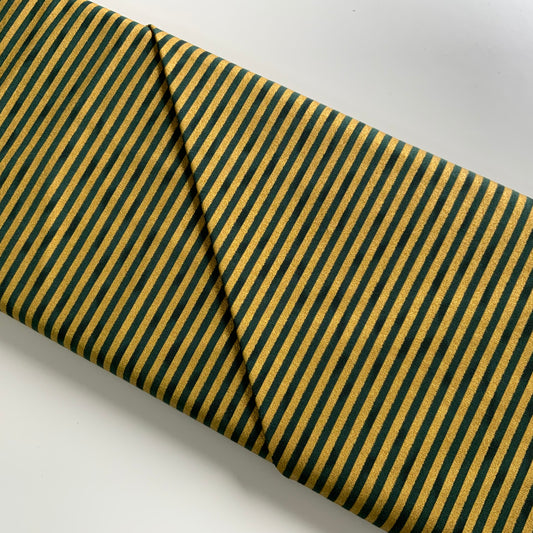 Glimmer Gold And Green Stripe