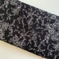 White Roses on Black - End of Bolt 75cm